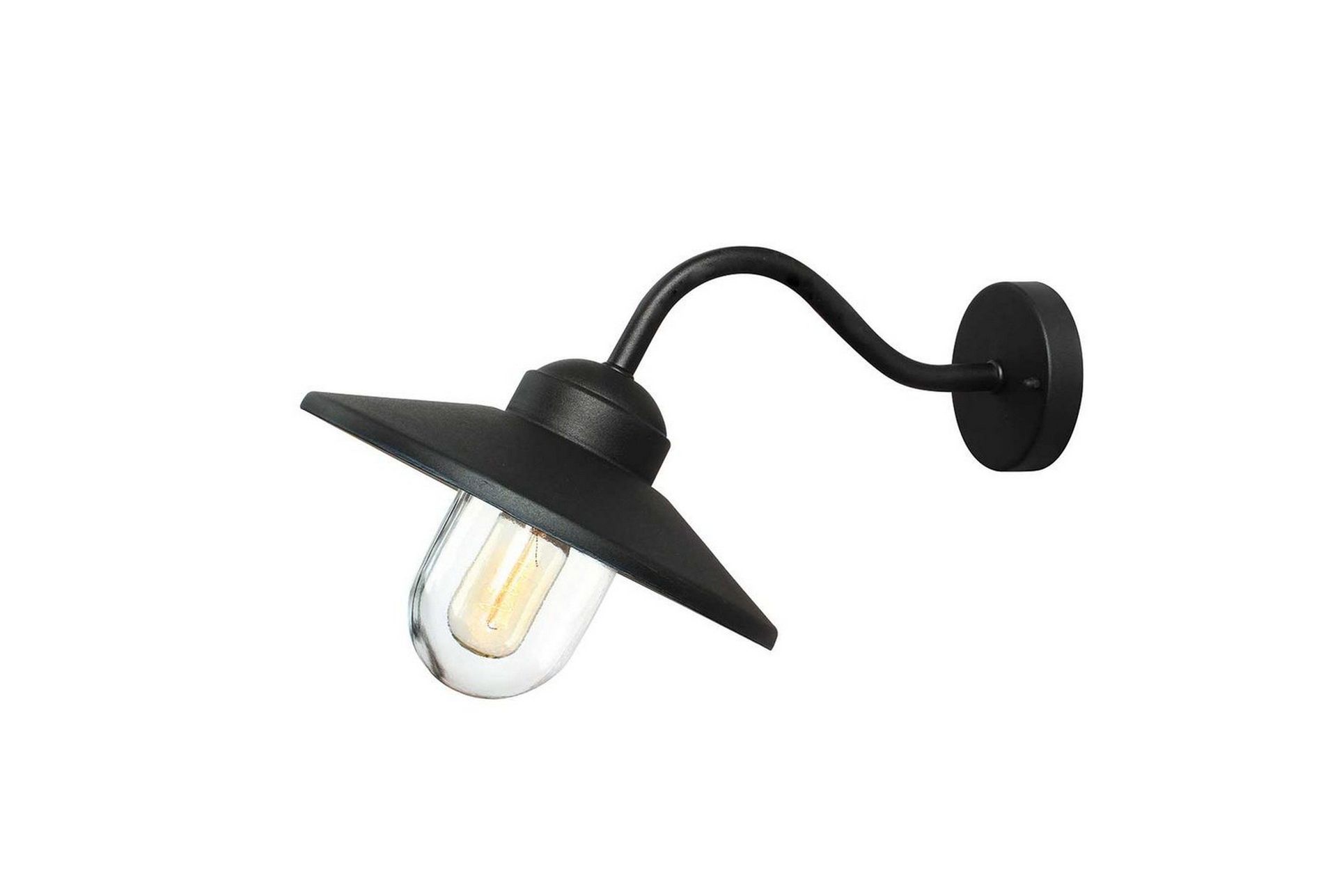 Utendørs vegglampe Elstead Lighting Klampenborg Svart - Svart