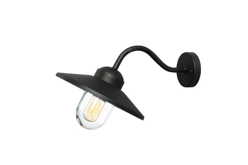 Utendørs vegglampe Elstead Lighting Klampenborg Svart - Svart - Hage - Utemiljø - Entré - Entrébelysning