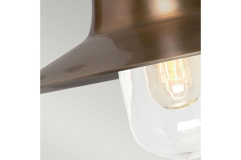 Utendørs vegglampe Elstead Lighting Sheldon Aldret Messing - Aldret Messing - Hage - Utemiljø - Entré - Entrébelysning