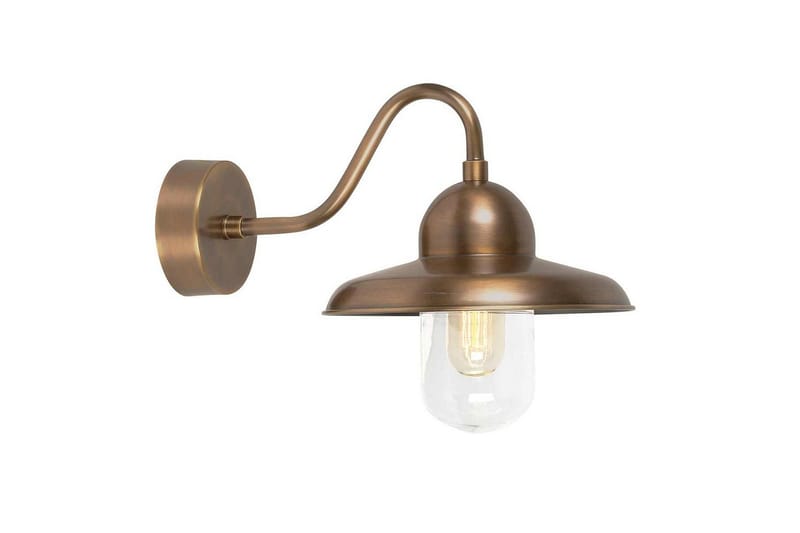 Utendørs vegglampe Elstead Lighting Somerton Aldret Messing - Aldret Messing - Hage - Utemiljø - Entré - Entrébelysning