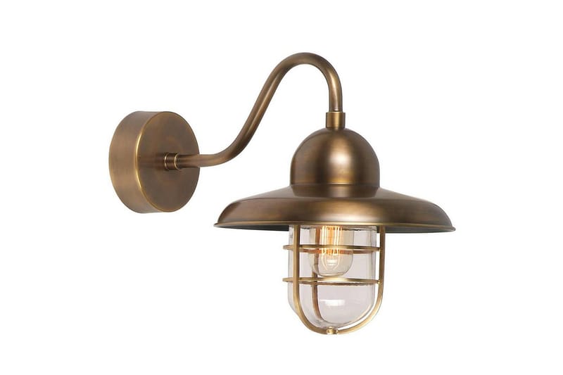 Utendørs vegglampe Elstead Lighting Somerton Aldret Messing - Aldret Messing - Hage - Utemiljø - Entré - Entrébelysning