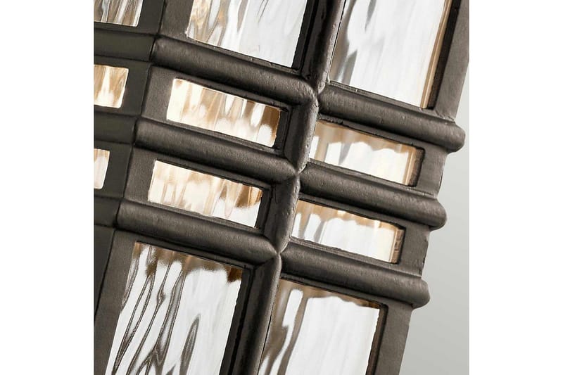 Utendørs vegglampe Kichler Beacon Square 165x302x190 mm - 165x302x190 mm - Hage - Utemiljø - Entré - Entrébelysning