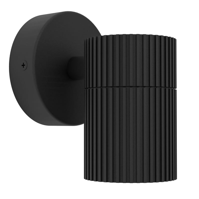 Utvendig vegglampe Tomelloso, Sort