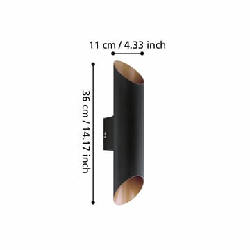 Vegglampe Agolada - 7/5 cm - Hage - Utemiljø - Entré - Entrébelysning