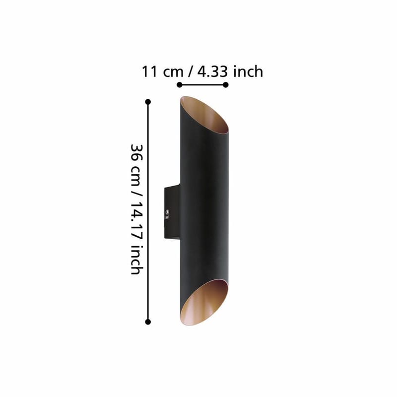 Vegglampe Agolada - 7/5 cm - Hage - Utemiljø - Entré - Entrébelysning