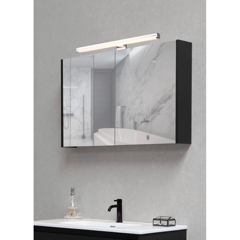 Vegglampe Lino - Krom - Hage - Utemiljø - Entré - Entrébelysning