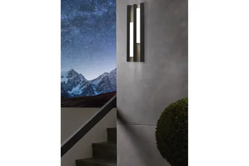 Vegglampe Utebelysning Eglo Fandina Svart/Hvit - Svart/Hvit - Hage - Utemiljø - Entré - Entrébelysning