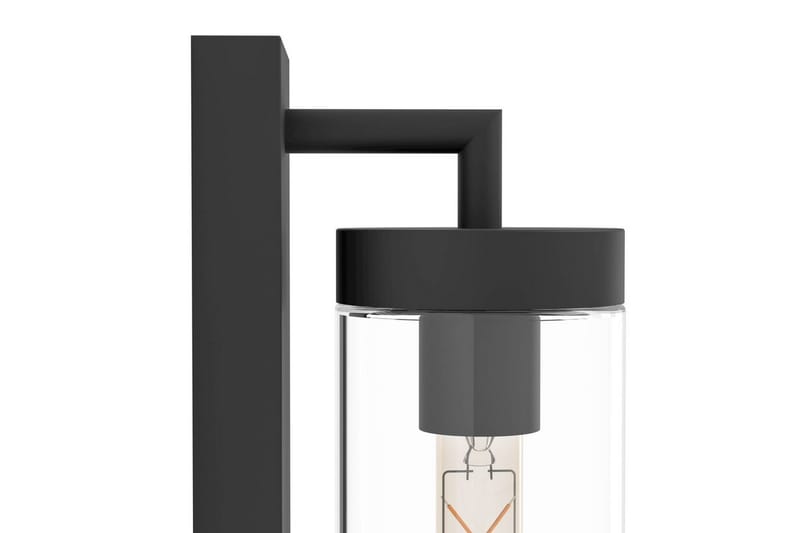 Vegglampe Utendørs Eglo Bovolone - Svart - Hage - Utemiljø - Entré - Entrébelysning