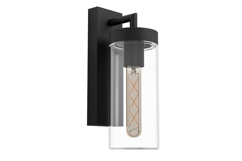 Vegglampe Utendørs Eglo Bovolone - Svart - Hage - Utemiljø - Entré - Entrébelysning