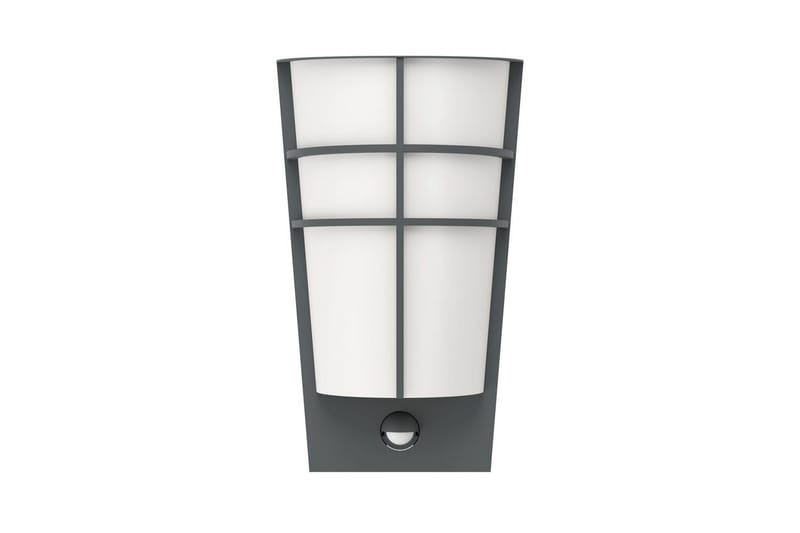 Vegglampe Utendørs Eglo Breganzo 1 - Antracit/Hvit - Hage - Utemiljø - Entré - Entrébelysning