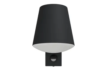 Vegglampe Utendørs Eglo Caldiero med Sensor - Antracit/Hvit - Hage - Utemiljø - Entré - Entrébelysning