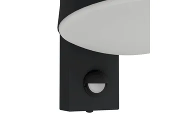 Vegglampe Utendørs Eglo Caldiero med Sensor - Antracit/Hvit - Hage - Utemiljø - Entré - Entrébelysning