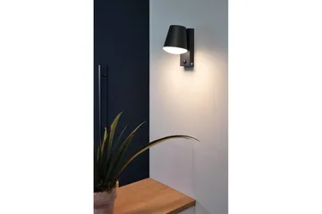 Vegglampe Utendørs Eglo Caldiero med Sensor - Antracit/Hvit - Hage - Utemiljø - Entré - Entrébelysning