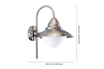 Vegglampe Utendørs Eglo Sidney - Hvit - Hage - Utemiljø - Entré - Entrébelysning
