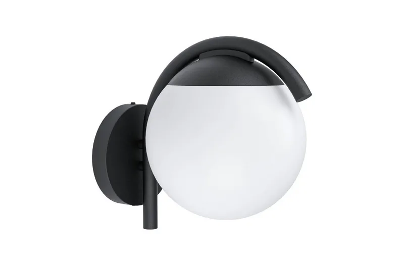 Vegglampe Utendørs Eglo Prata Vecchia, Svart/Hvit