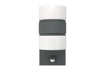 Vegglampe Utendørsbelysning Eglo Atollari Sølv/Hvit - Sølv/Hvit - Hage - Utemiljø - Entré - Entrébelysning