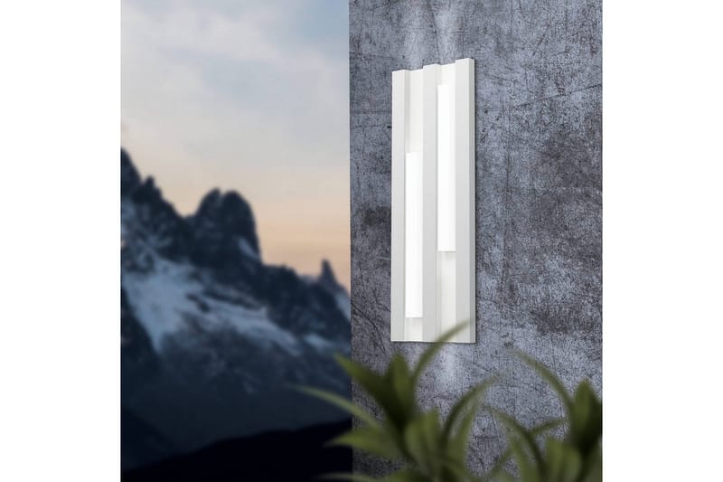 Vegglampe Utendørsbelysning Eglo Fandina Hvit/Hvit - Hvit - Hage - Utemiljø - Entré - Entrébelysning