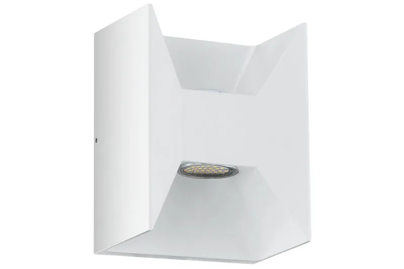 Vegglampe utendørsbelysning Eglo Morino hvit, Hvit