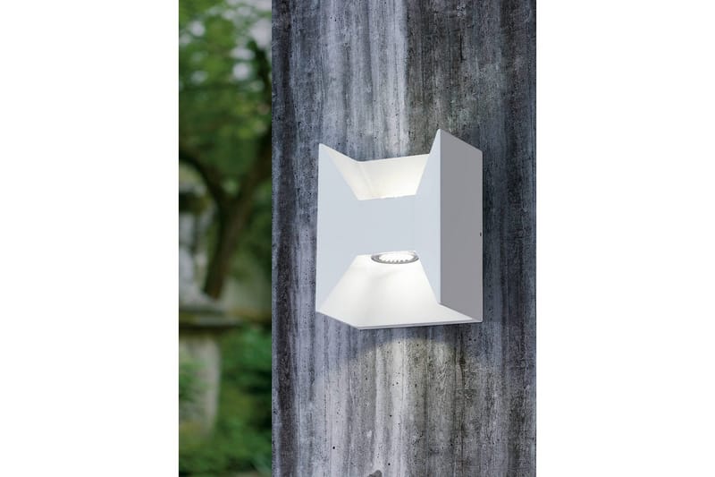 Vegglampe utendørsbelysning Eglo Morino hvit - Hvit - Hage - Utemiljø - Entré - Entrébelysning