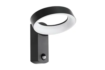 Vegglampe utendørsbelysning Eglo Pernate med sensor - Antracit/Hvit - Hage - Utemiljø - Entré - Entrébelysning