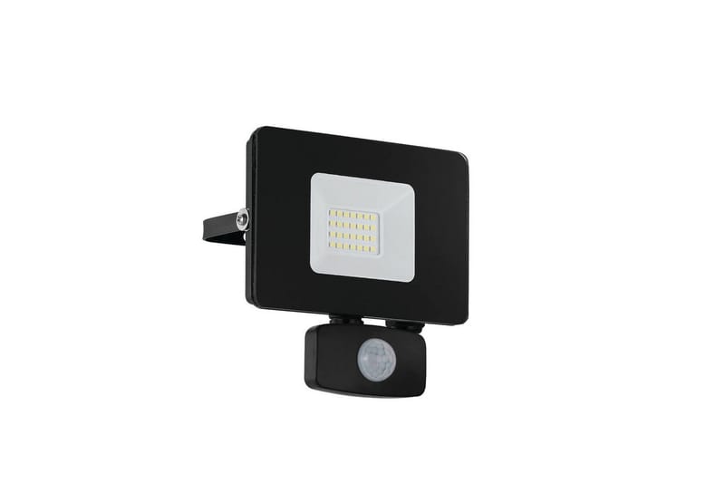 Veggstrålkaster Utendørs Eglo Faedo 3 med Sensor 20W, Svart, Svart