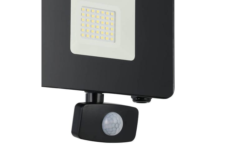 Veggstrålkaster Utendørs Eglo Faedo 3 med Sensor 30W, Svart - Svart - Hage - Utemiljø - Entré - Entrébelysning