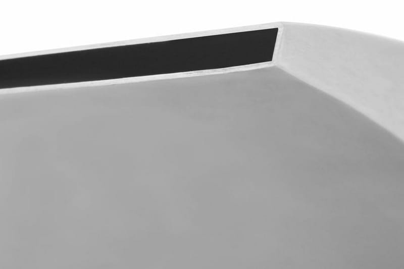 Bassengfontene rustfritt stål 30x9x26 cm sølv - Hage - Utemiljø - Hagedekorasjon - Dam & fontene