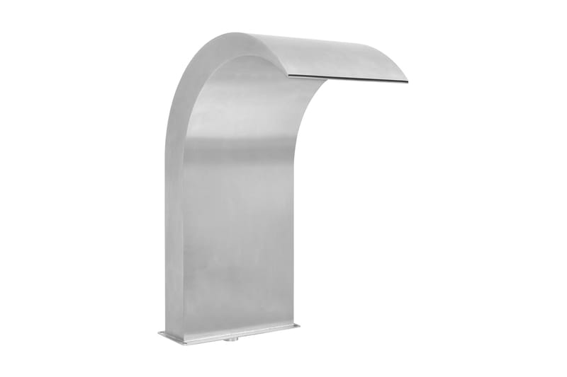 Bassengfontene rustfritt stål 45x30x65 cm sølv - Hage - Utemiljø - Hagedekorasjon - Dam & fontene