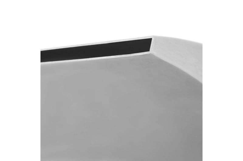 Bassengfontene rustfritt stål 50x30x53 cm sølv - Hage - Utemiljø - Hagedekorasjon - Dam & fontene