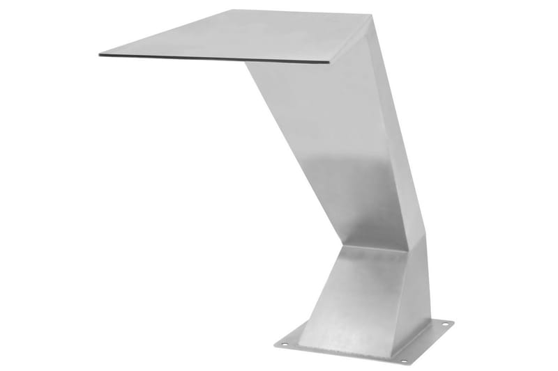 Bassengfontene rustfritt stål 64x30x52 cm sølv - Hage - Utemiljø - Hagedekorasjon - Dam & fontene