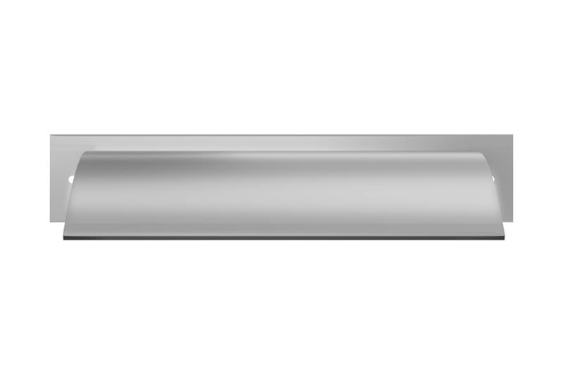 Bassengfontene sølv 45x9x26 cm rustfritt stål - Silver - Hage - Utemiljø - Hagedekorasjon - Dam & fontene