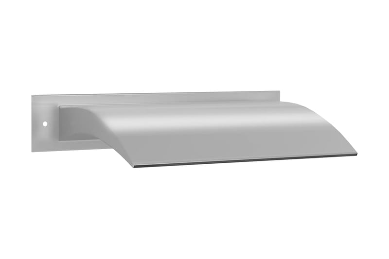 Bassengfontene sølv 45x9x26 cm rustfritt stål - Silver - Hage - Utemiljø - Hagedekorasjon - Dam & fontene