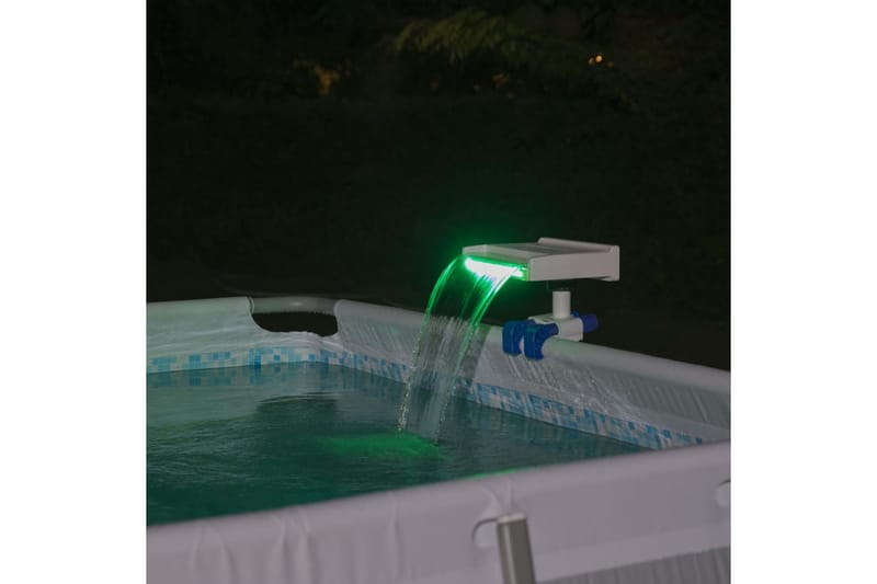 Bestway Flowclear Beroligende LED-foss - Hvit - Dam & fontene - Fossdam