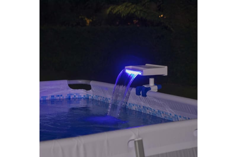 Bestway Flowclear Beroligende LED-foss - Hvit - Dam & fontene - Fossdam