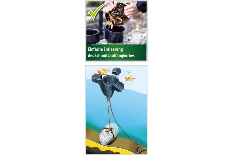 Damskimmer Heissner Flytende 2500 l/t - Hage - Utemiljø - Hagedekorasjon - Dam & fontene