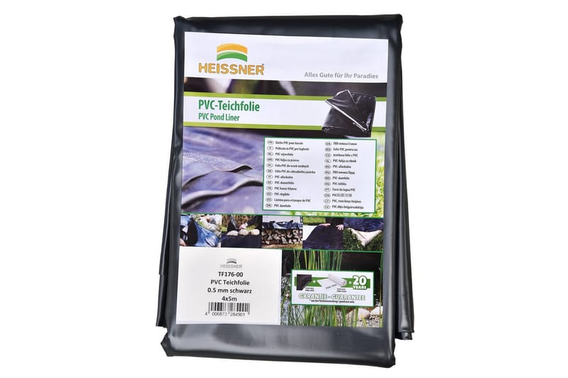 Duk til dam Heissner PVC 0,5 mm, 2 x 3 m (6 kvm) - 0,5 mm, 2 x 3 m (6 kvm) - Hage - Utemiljø - Hagedekorasjon - Dam & fontene