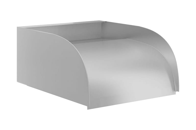 Fossefall 30x34x14 cm rustfritt stål 304 - Silver - Hage - Utemiljø - Hagedekorasjon - Dam & fontene