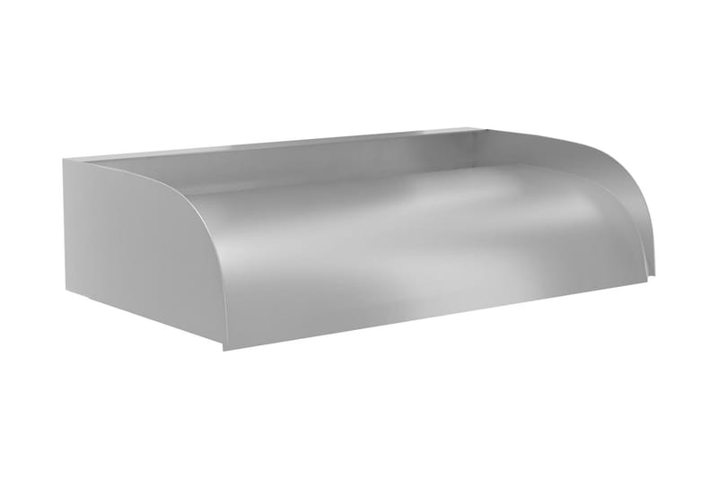 Fossefall 60x34x14 cm rustfritt stål 304 - Silver - Hage - Utemiljø - Hagedekorasjon - Dam & fontene