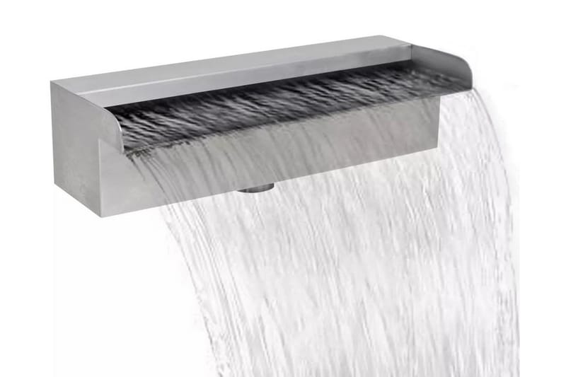 Fossefall Basseng Fontene Rustfritt Stål 30 cm - Hage - Utemiljø - Hagedekorasjon - Dam & fontene