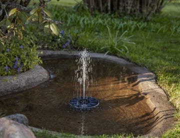 Fountain Solcelledekorasjon 16 cm - svart - Hage - Utemiljø - Hagedekorasjon - Dam & fontene - Hagefontene