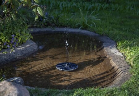 Fountain Solcelledekorasjon 16 cm - svart - Hage - Utemiljø - Hagedekorasjon - Dam & fontene - Hagefontene