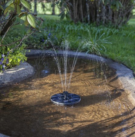 Fountain Solcelledekorasjon 16 cm - svart - Hage - Utemiljø - Hagedekorasjon - Dam & fontene - Hagefontene
