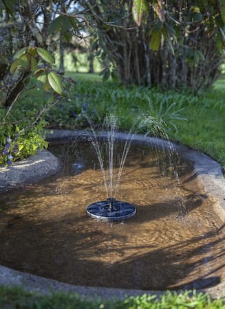 Fountain Solcelledekorasjon 16 cm - svart - Hage - Utemiljø - Hagedekorasjon - Dam & fontene - Hagefontene