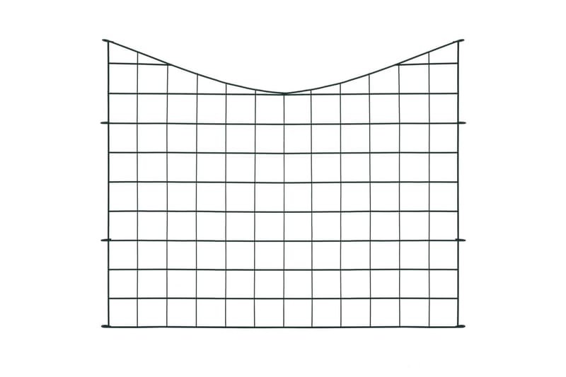 Gjerdesett til hagedam buet ned 77,5x64 cm grønn - Hage - Utemiljø - Hagedekorasjon - Dam & fontene - Damduk