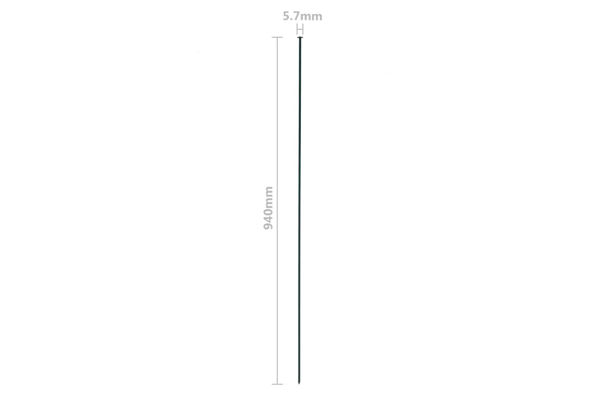 Gjerdesett til hagedam buet ned 77,5x64 cm grønn - Hage - Utemiljø - Hagedekorasjon - Dam & fontene - Damduk