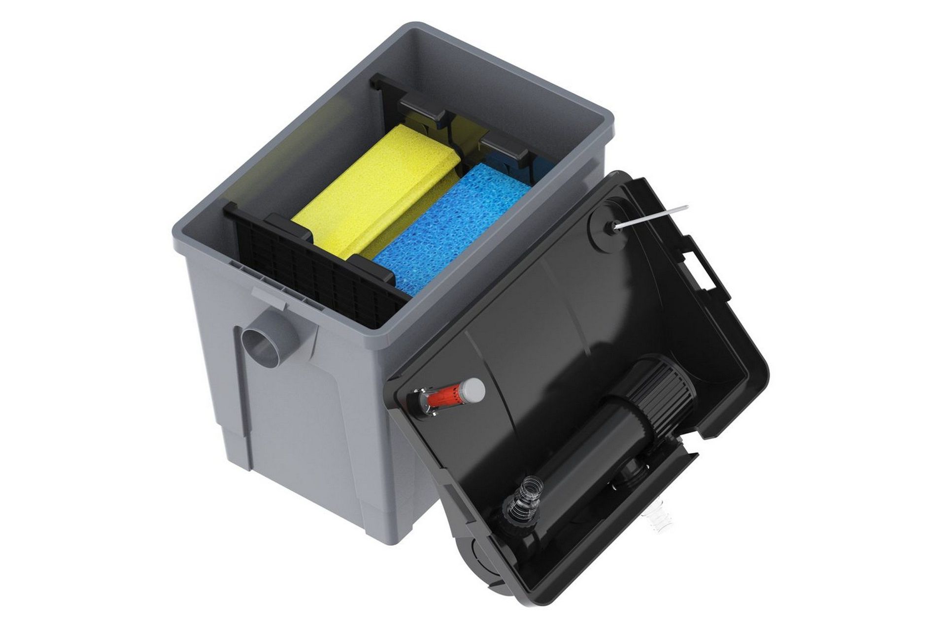 Gravitasjonsfilter Heissner Sett Pumpe UVC 10000L -