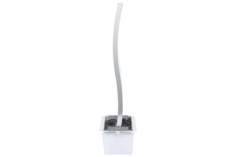 Hagefontene med pumpe rustfritt stål 130 cm buet - Hage - Utemiljø - Hagedekorasjon - Dam & fontene