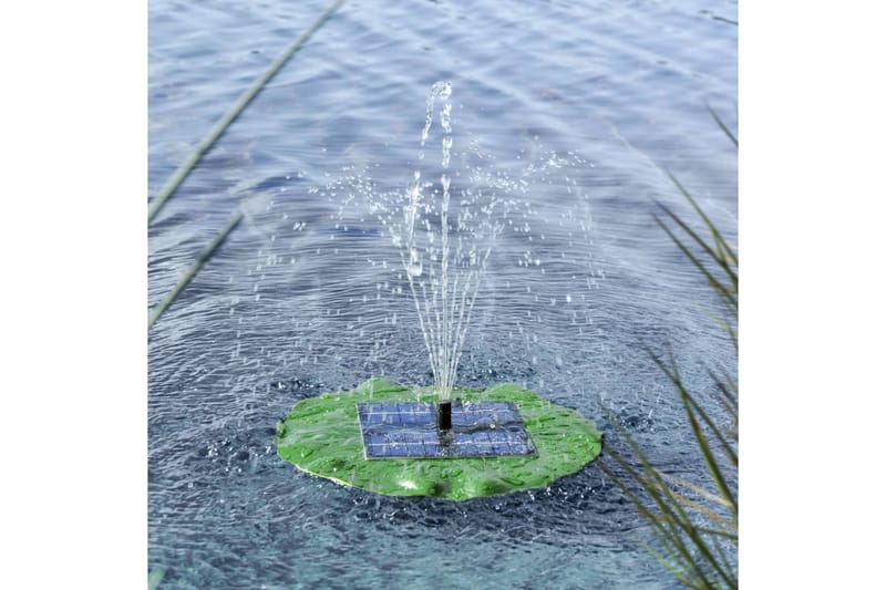 HI Soldrevet flytende fontenepumpe lotusblad - Hage - Utemiljø - Hagedekorasjon - Dam & fontene