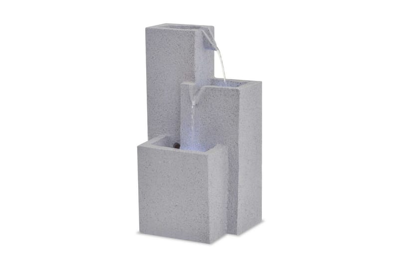 Innendørs fontene med LED-lys polyresin - Hage - Utemiljø - Hagedekorasjon - Dam & fontene