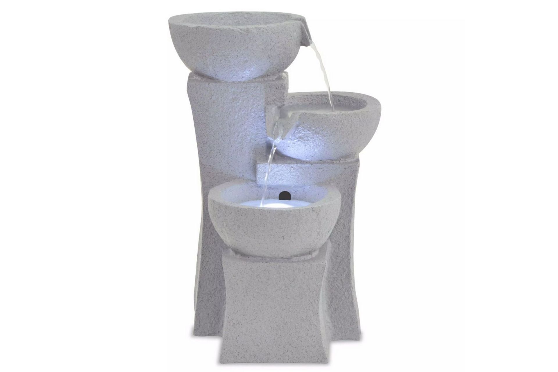 Innendørs fontene med LED-lys polyresin - Hage - Utemiljø - Hagedekorasjon - Dam & fontene